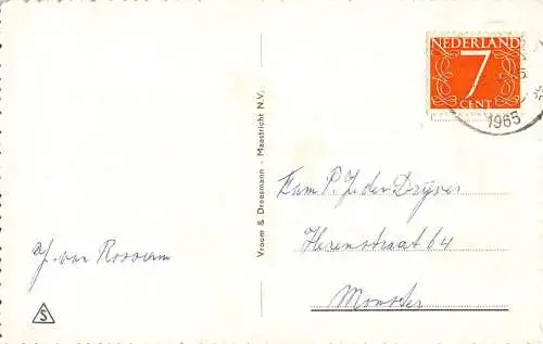 A206 Niederlande 1965 Maastricht Basiliek OL Vrouw Autos Oldtimer Postkarte