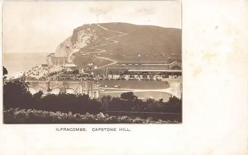 A030 England Ilfracombe Capstone Hill Vintage Postkarte