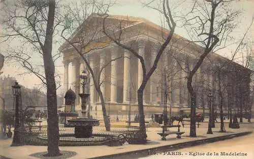 A234 Frankreich Paris Eglise de la Madeleine Kirche Vintage Postkarte