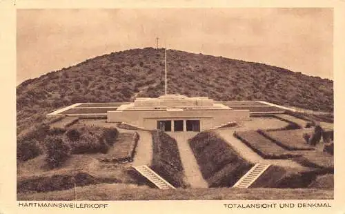 A234 Frankreich Hartmannswillerkopf Denkmal Vintage Postkarte