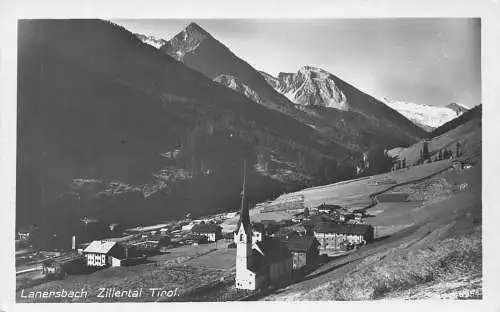 A240 Österreich 1927 Lanersbach Zillertal Tirol Vintage Postkarte