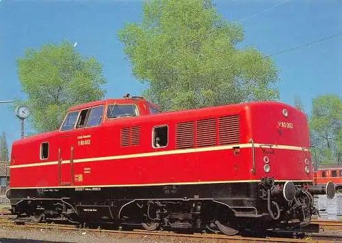 Transport Historische Lokomotive Dieselhydraulische Bauart in Bamberg Deutschland Postkarte