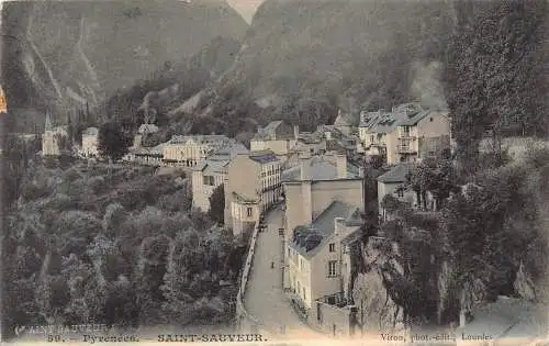 Frankreich 1922 Pyrenäen Saint Sauveur Vintage Postkarte