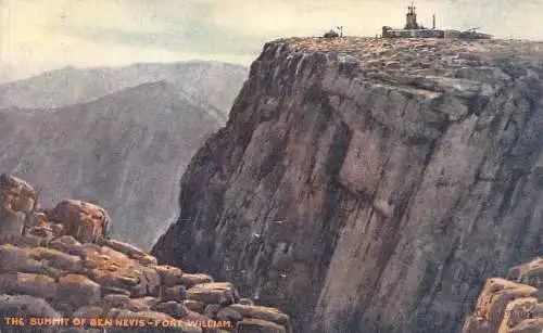 L069 England Der Gipfel von Ben Nevis Fort William Postkarte