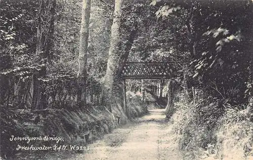 L069 IoW Jennysons Bridge Süßwasser Postkarte