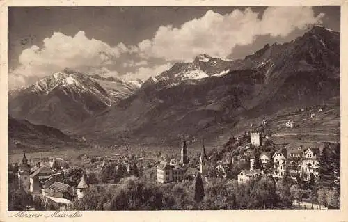L071 Italien Meran Maia Alta 1930 Vintage Postkarte