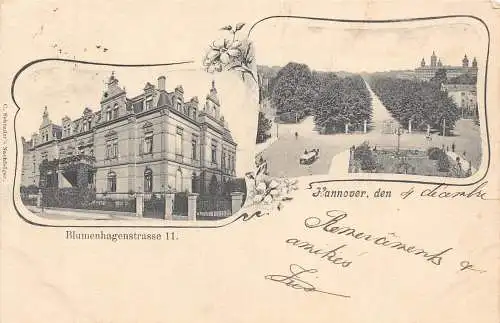 L005 Deutschland 1904 Hannover alte Postkarte