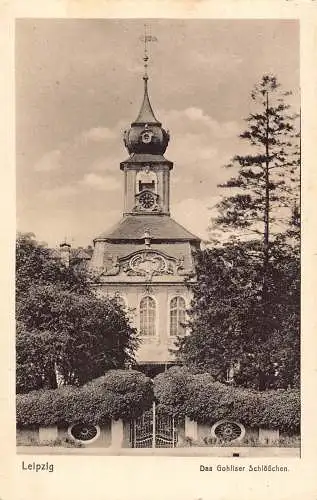 L164 Deutschland 1928 Leipzig Gohliser Schlösschen alte Postkarte