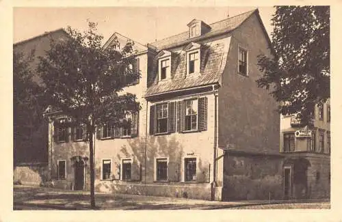 L167 Deutschland Weimar Schiller Haus Haus Vintage Postkarte