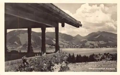 L167 Deutschland Höhenwirtschaft Freihaus RPPC Vintage Postkarte