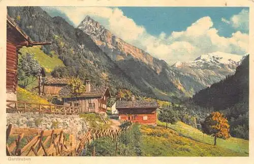 L168 Deutschland Gerstruben Oberstdorf Allgäu Vintage Postkarte