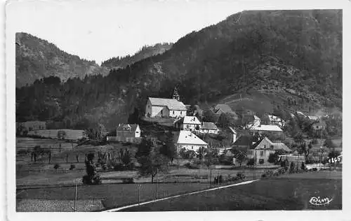 L307 Frankreich 1957 Treminis Isere Panoramablick RPPC Vintage Postkarte