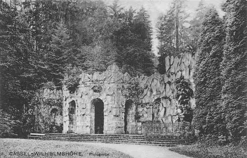 L316 Deutschland Kassel Wilhelmshöhe Plutogrotte Vintage Postkarte