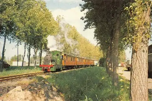 Niederlande Stichting Rijdend Straßenbahnmuseum Dampfzug Vintage Postkarte
