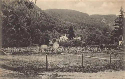 Rumänien 1927 Brasov Brasso Kronstadt Heldenfriedhof Friedhof Postkarte