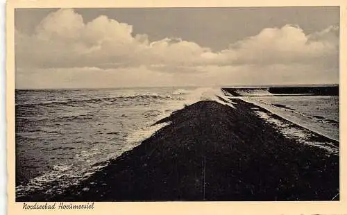 L311 Deutschland Nordseebad Hocuemersiel Meer Vintage Postkarte