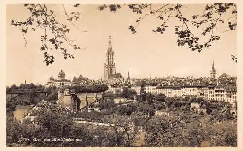 L309 Schweiz Burn von Muristalden aus Panoramablick Vintage Postkarte