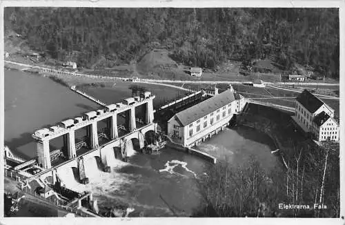 Slowenien 1931 Wasserkraftwerk Fala Elektrarna Fala Vintage Postkarte