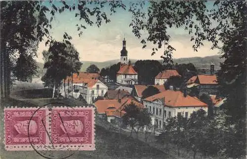 Tschechien 1927 Sommerfrische Zeidler alte Postkarte