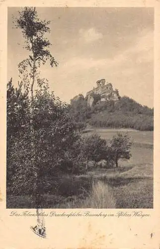 L151 Deutschland 1943 Das Felsensihloss Drachenfels bei Busenberg im Pfaelzer Wasgau