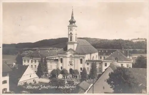 L341 Deutschland 1925 Kloster Schaeftlarn im Isartal Vintage Postkarte