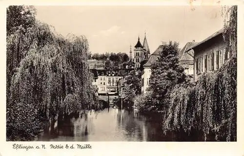 L345 Deutschland Esslingen a N Partie b d Maille Vintage Postkarte
