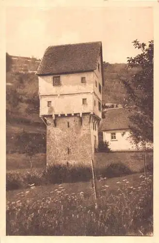L195 Deutschland Rothenburg o T Kaiserstuhl Topplerschlösschen Vintage Postkarte