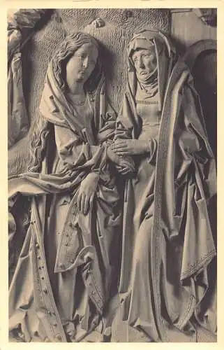 L194 Deutschland Tilmann Riemenschneider's Marienaltar Creglingen Scupture Postkarte