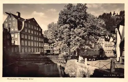 L188 Deutschland Monschau Montjoie Eifelbrücke Vintage Postkarte