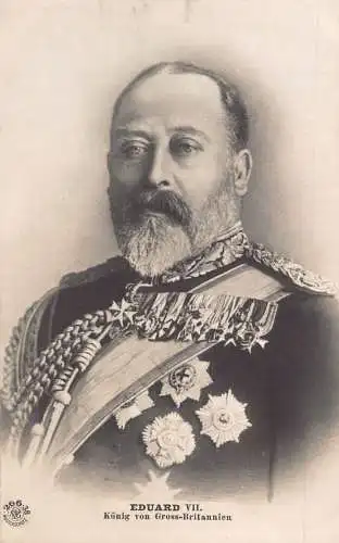 L077 Postkarte Britisches König Edward VII