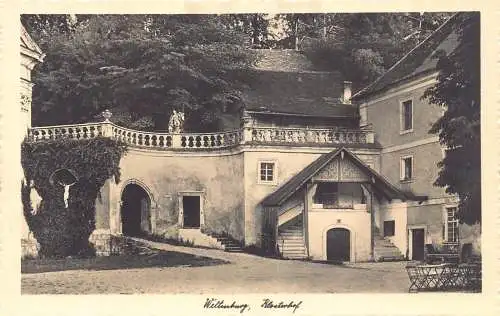 L198 Deutschland Klosterhof Kloster Weltenburg RPPC Vintage Postkarte