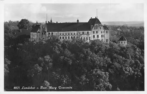 L155 Deutschland Landshut a. Isar, Burg Crausnitz. alte Postkarte