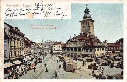 L092 Rumänien 1905 Brasov Brasso Kronstadt Vintage Postkarte