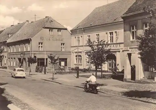 L037 Deutschland DDR 1969 Lindow Trabant Motorradhotel Echtfoto Postkarte