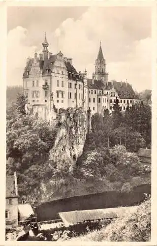Deutschland Schloss Sigmaringen Schloss RPPC Vintage Postkarte