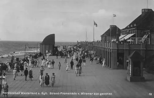 L107 Deutschland 1931 Nordseebad Westerland a Sylt Echtfoto Postkarte
