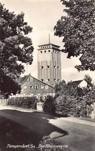 Deutschland Neugersdorf Sa Wasserturm Vintage Postkarte