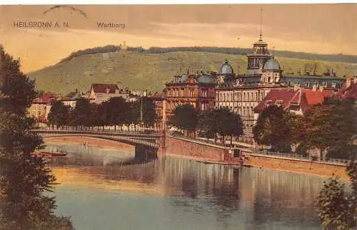 A168 Deutschland 1925 Heilbronn a Schloss N Wartberg Vintage Postkarte