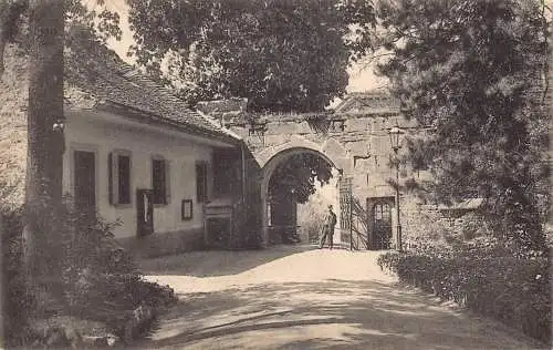 A144 Deutschland Heidelberg Schlosseingang Innere Ansicht Vintage Postkarte