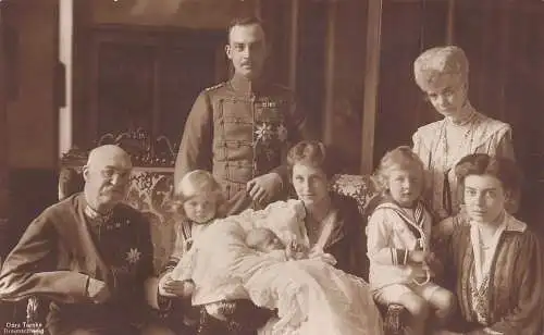 L039 Deutschland Deutsch Braunschweig Familie Königshaus Postkarte