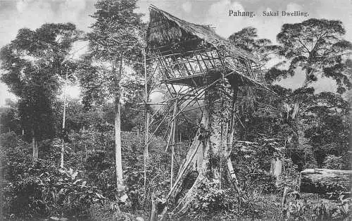 L253 Malaysia Pahang Sakai Wohnung Postkarte