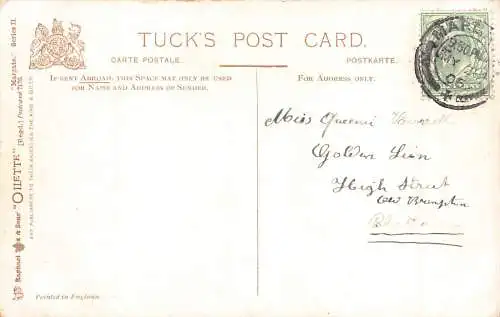 L233 England 1906 Surfboot Statue und Parade Margate Promenade Kinderwagen Postkarte