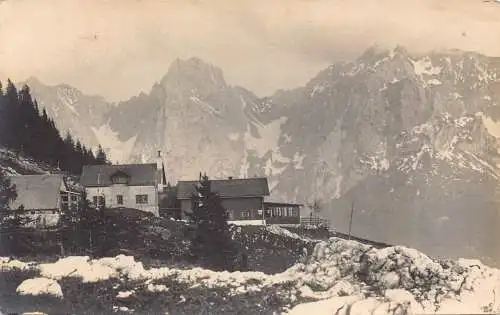 L209 Österreich 1924 Kufenstein Schneegebirge Vintage Postkarte