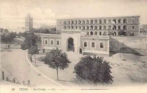 Tunesien Tunis La Casbah Vintage Postkarte
