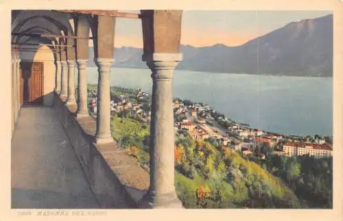 Schweiz Madonna del Sasso Vintage Postkarte