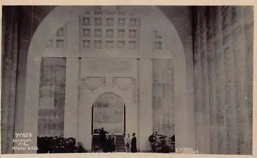 Belgien Ypern Menin Gate Interior Vintage Postkarte