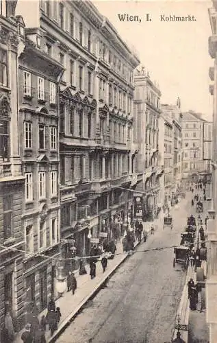 Österreich Wien Wien Kohlmarkt Straßenbahnen Oldtimer Postkarte