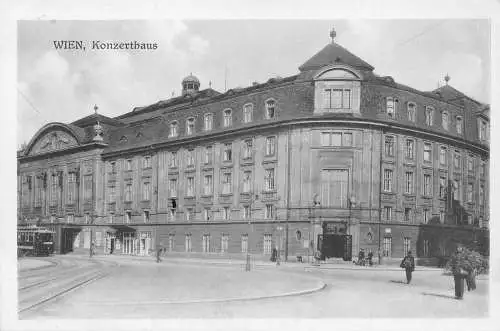 Österreich Wien Wien Konzerthaus Konzerthaus Vintage Postkarte