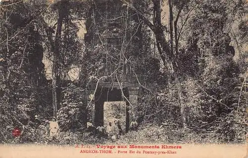 Kambodscha Denkmäler Khmers Angkor Thom Porte est Ponteay prea Khan Postkarte