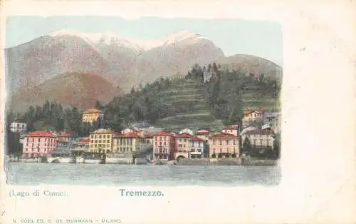 Italien Tremezzo Lago di Como See Vintage Postkarte